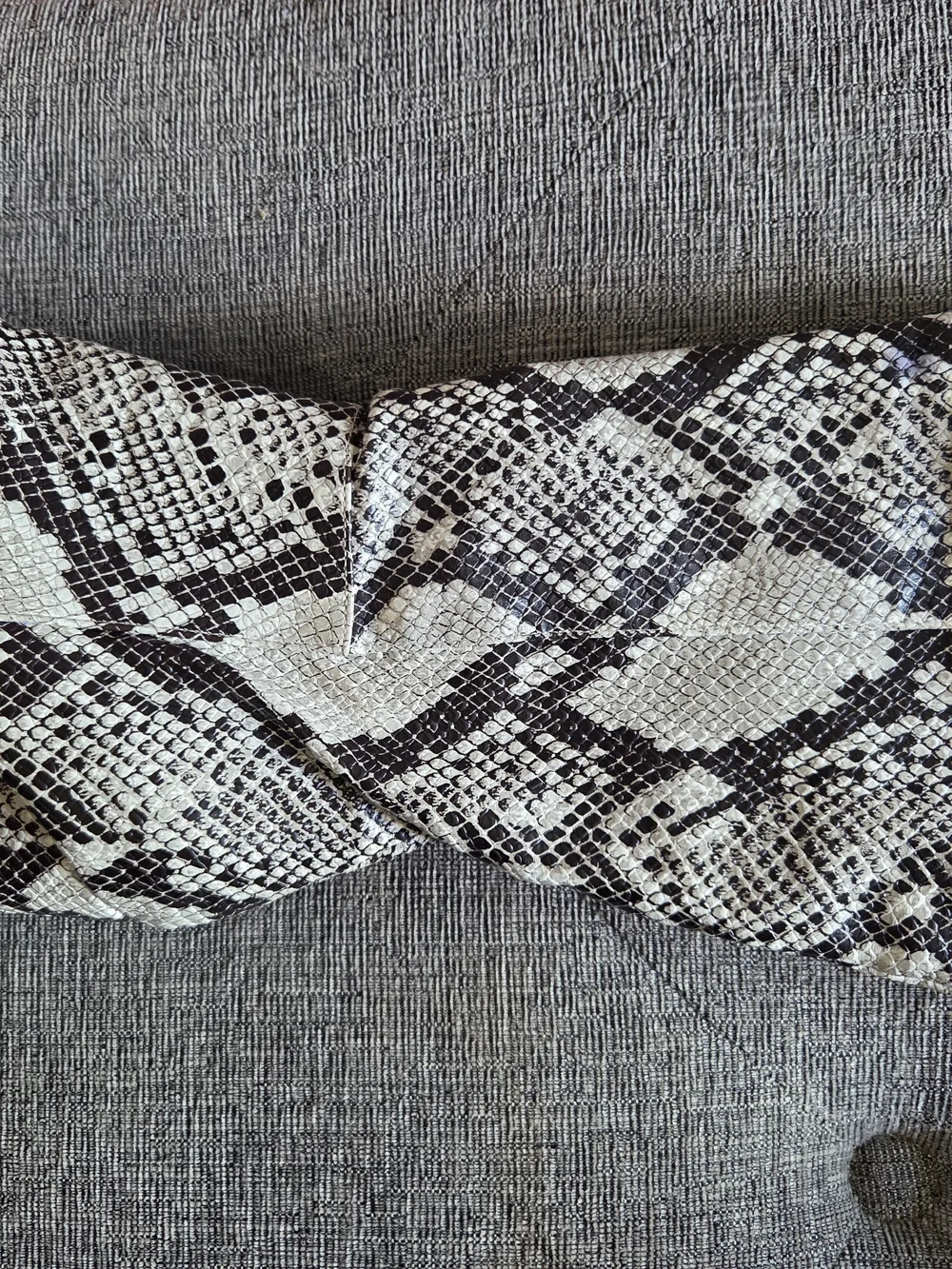 Bamboo Womens Snakeskin Over-the-Knee Boots Size 9